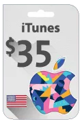 أبل متجر أمريكى 35 USD