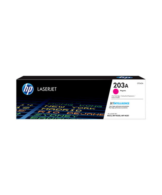 خرطوشة حبر HP 203A أصلية أرجوانية لطابعات LaserJet (CF543A)
