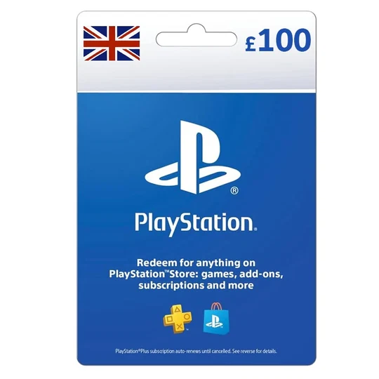 بلاي ستيشن متجر بريطاني 100 GBP