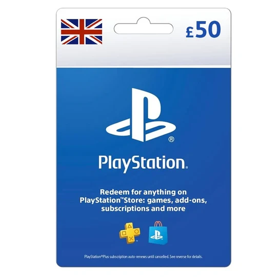 بلاي ستيشن متجر بريطاني 50 GBP
